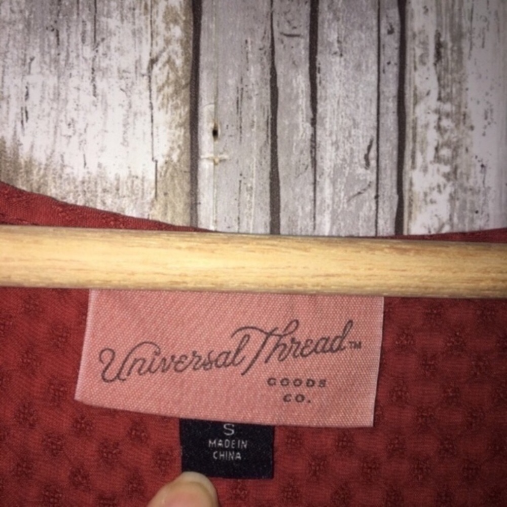 Universal Thread Orange Blouse - Picture 4 of 4